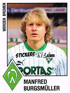 Sticker Manfred Burgsmuller