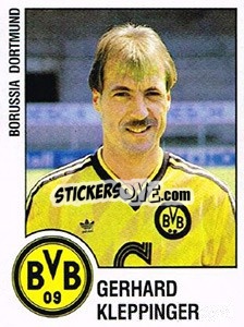 Sticker Gerhard Kleppinger - German Football Bundesliga 1987-1988 n. 47 - Panini