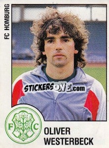 Cromo Oliver Westerbeek - German Football Bundesliga 1987-1988 n. 120 - Panini