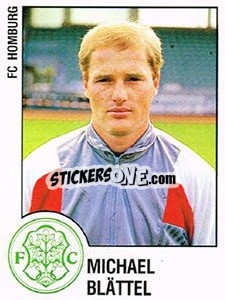 Sticker Michael Blattel - German Football Bundesliga 1987-1988 n. 121 - Panini