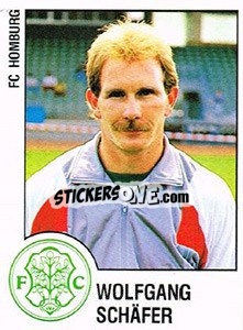 Sticker Wolfgang Schafer - German Football Bundesliga 1987-1988 n. 126 - Panini