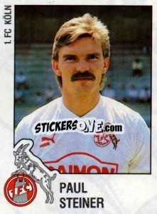 Sticker Paul Steiner - German Football Bundesliga 1987-1988 n. 170 - Panini