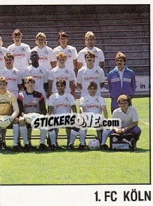 Sticker Team - German Football Bundesliga 1987-1988 n. 182 - Panini