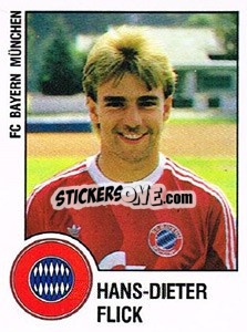 Sticker Hans-Dieter Flick - German Football Bundesliga 1987-1988 n. 246 - Panini