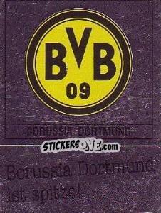 Sticker Borussia Dortmund - German Football Bundesliga 1987-1988 - Panini