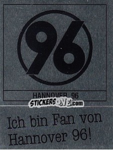 Sticker Hannover 96 - German Football Bundesliga 1987-1988 - Panini