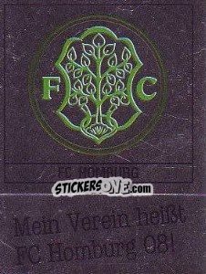 Sticker FC Homburg - German Football Bundesliga 1987-1988 n. W7 - Panini