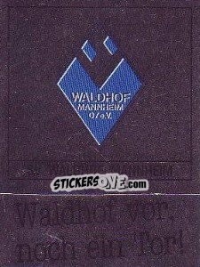 Sticker SV Waldorf Mannheim - German Football Bundesliga 1987-1988 - Panini