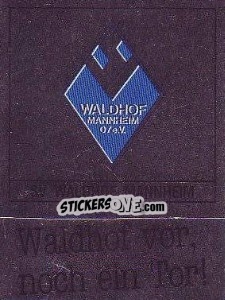 Cromo SV Waldorf Mannheim - German Football Bundesliga 1987-1988 - Panini