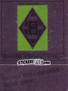 Sticker Borussia Moenchengladbach - German Football Bundesliga 1987-1988 - Panini