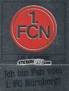 Cromo 1.FC Nurnberg - German Football Bundesliga 1987-1988 - Panini