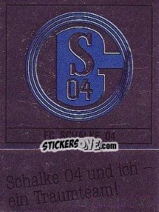 Sticker FC Schalke 04 - German Football Bundesliga 1987-1988 - Panini