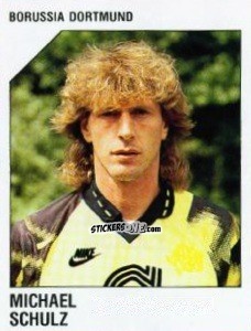 Sticker Michael Schulz - German Football Bundesliga 1992-1993 n. 45 - Panini
