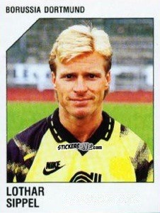 Sticker Lothar Sippel - German Football Bundesliga 1992-1993 n. 57 - Panini