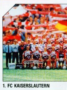 Sticker Mannschaft - German Football Bundesliga 1992-1993 n. 134 - Panini