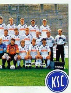 Sticker Mannschaft - German Football Bundesliga 1992-1993 n. 154 - Panini