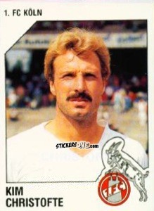 Sticker Kim Christofte - German Football Bundesliga 1992-1993 n. 157 - Panini