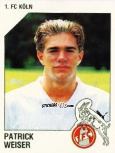 Sticker Patrick Weiser - German Football Bundesliga 1992-1993 n. 161 - Panini
