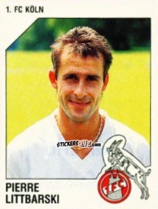 Sticker Pierre Littbarski - German Football Bundesliga 1992-1993 n. 168 - Panini