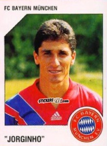 Sticker Jorginho - German Football Bundesliga 1992-1993 n. 219 - Panini