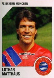 Sticker Lothar Matthäus - German Football Bundesliga 1992-1993 n. 220 - Panini