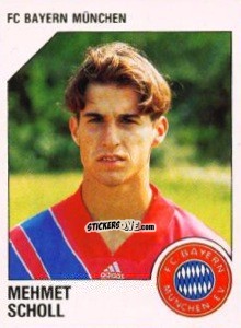 Sticker Mehmet Scholl - German Football Bundesliga 1992-1993 n. 224 - Panini