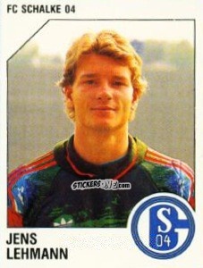 Sticker Jens Lehmann - German Football Bundesliga 1992-1993 n. 270 - Panini