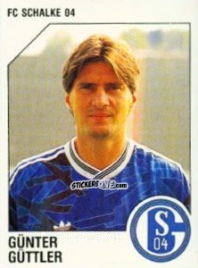 Sticker Günter Güttler - German Football Bundesliga 1992-1993 n. 271 - Panini