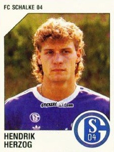 Sticker Hendrik Herzog - German Football Bundesliga 1992-1993 n. 275 - Panini