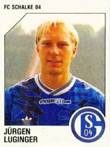 Figurina Jürgen Luginger - German Football Bundesliga 1992-1993 n. 276 - Panini