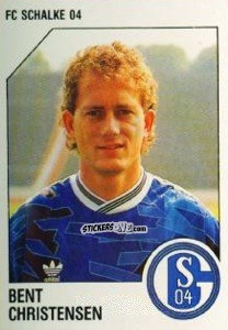 Sticker Bent Christensen - German Football Bundesliga 1992-1993 n. 283 - Panini