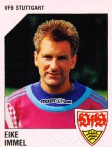 Sticker Eike Immel - German Football Bundesliga 1992-1993 n. 288 - Panini
