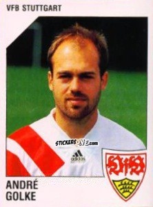 Sticker André Golke - German Football Bundesliga 1992-1993 n. 295 - Panini