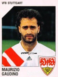 Sticker Maurizio Gaudino - German Football Bundesliga 1992-1993 n. 300 - Panini