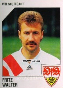 Sticker Fritz Walter - German Football Bundesliga 1992-1993 n. 302 - Panini