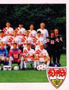 Sticker Mannschaft - German Football Bundesliga 1992-1993 n. 306 - Panini