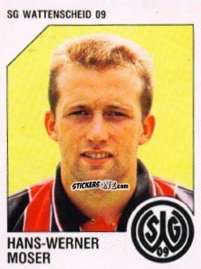 Sticker Hans-Werner Moser