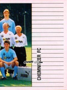 Sticker Mannschaft Chemnitzer FC