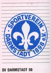 Sticker Wappen SV Darmstadt 98 - German Football Bundesliga 1992-1993 n. 360 - Panini