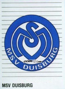Sticker Wappen MSV Duisburg