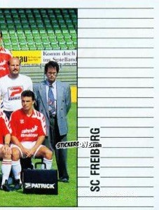 Sticker Mannschaft SC Freiburg - German Football Bundesliga 1992-1993 n. 371 - Panini