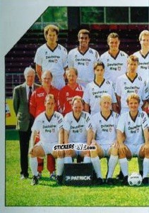Sticker Mannschaft FC St. Pauli - German Football Bundesliga 1992-1993 n. 373 - Panini