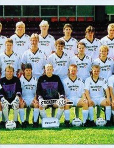 Sticker Mannschaft FC St. Pauli - German Football Bundesliga 1992-1993 n. 374 - Panini
