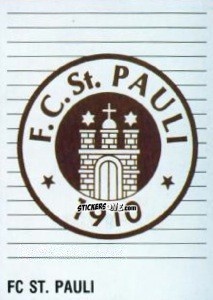 Sticker Wappen FC St. Pauli - German Football Bundesliga 1992-1993 n. 376 - Panini