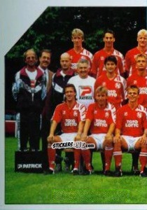 Sticker Mannschaft Hannover 96 - German Football Bundesliga 1992-1993 n. 377 - Panini