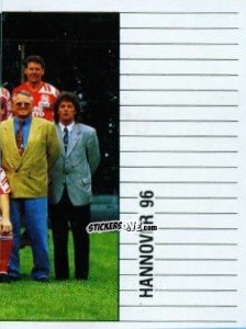 Sticker Mannschaft Hannover 96 - German Football Bundesliga 1992-1993 n. 379 - Panini