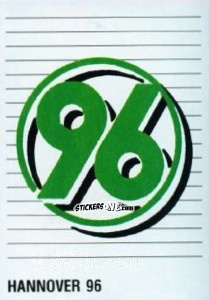 Sticker Wappen Hannover 96 - German Football Bundesliga 1992-1993 n. 380 - Panini
