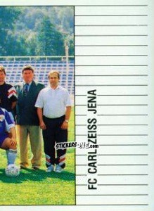 Sticker Mannschaft FC Carl Zeiss Jena