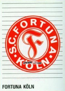 Sticker Wappen Fortuna Köln - German Football Bundesliga 1992-1993 n. 392 - Panini