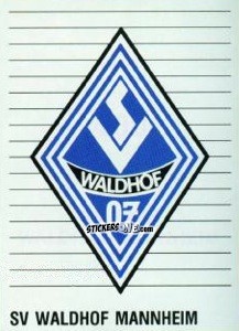 Sticker Wappen SV Waldhof Mannheim